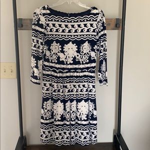 Embellished Navy Dress